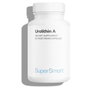 SuperSmart Urolithin A - Advanced Mitochondrial & Cellular Renewal Supplement - Pomegranate Extract | Non-GMO & Gluten-Free - 60 Vegetarian Capsules - 1 of 1