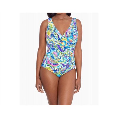 Women's Ruffle Front Long Torso One Piece - Longitude