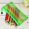 Unique Bargains Mesh Document Pencil Office Storage Zipper Pouches 6 Pcs - 3 of 3