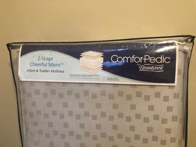 Comforpedic beautyrest crib clearance mattress