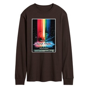 Men's - Star Trek - Retro Movie Poster Long Sleeve Graphic T-Shirt - 1 of 3