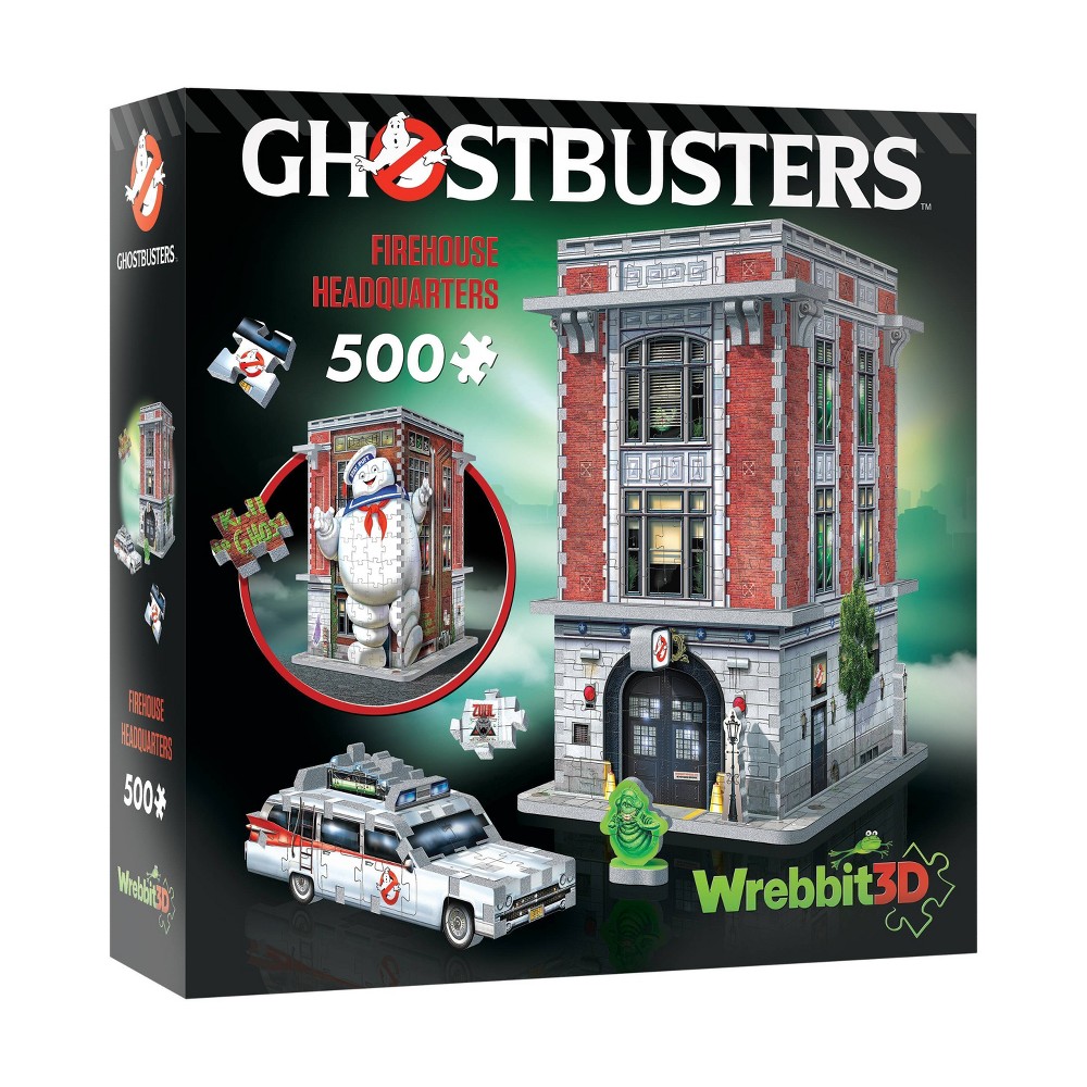 Ghostbusters Firehouse Headquarters 3D Puzzle 500pc