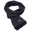 Mio Marino | Men's Cashmere Feel, 100% Cotton Fashion Winter Scarf - 4 of 4