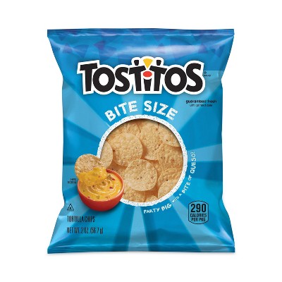 Tostitos Tortilla Chips Bite Size - Case of 64 - 2 oz