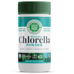 Organic Chlorella Powder by Green Foods  -  2.1 oz Powder - 1 of 3