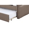 Daybed With a Trundle in Mocha - 3 of 4