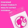 Yoobi Barbie Eraser Giant Barbie Head Silhouette - 3 of 3