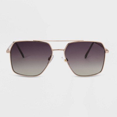 Women's Metal Cateye Sunglasses - Universal Thread™ Gold : Target