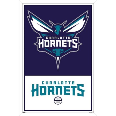 Nba Charlotte Hornets Court Canvas Wall Sign : Target
