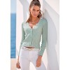 Women's Fitted Button Down Cardigan - LASCANA - 3 of 4