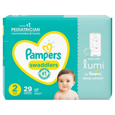 Image of Pampers Lumi Swaddlers Jumbo Pack Diapers - Size 2 - 29ct