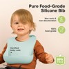 KeaBabies 2-Pack Silicone Bibs For Babies, Food Grade Silicone Baby Bibs for Eating, Feeding, Toddler Bibs, Boys, Girls - 2 of 4
