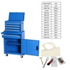 Vynxaria 7-Drawer Rolling Tool Cart - Durable, Lockable Tool Storage with Easy Mobility - 2 of 4