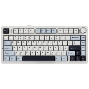 AULA F75 81-Key Wireless Hot Swappable Mechanical Gaming Keyboard, RGB, Knob, 4000 mAH Battery, Normal/ Patterned Keycap - 1 of 4