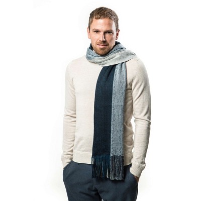 Mio Marino | King Striped Knit Scarf - Teal, Size: One Size : Target