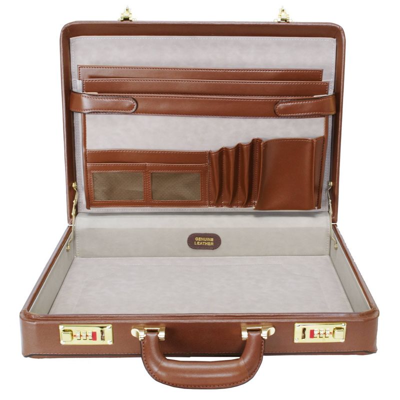 McKlein Daley Leather Attache Briefcase, 5 of 8