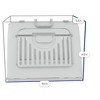 Foldable Plastic Travel Cat Carrier, Gray, One Size - 3 of 4