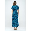 WEST K Women's Georgia Faux Wrap Dress with High-Low Hem and Tie Waist - 3 of 4