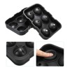 Unique Bargains Silicone DIY Drink Ball Square Maker Ice Cube Trays with Funnel 7.1" 6.5" 2 Pcs - 3 of 4