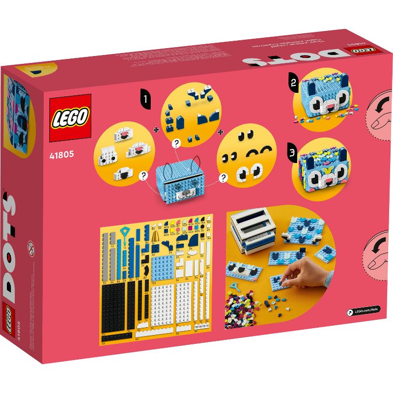 LEGO DOTS Creative Animal Drawer Toy Craft Mosaic Kit 41805, 5 of 7