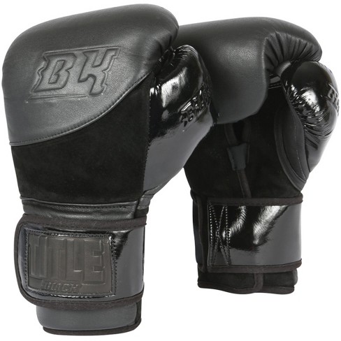 Venum Elite Hook and Loop Training Boxing Gloves - 12 oz. - Black/White