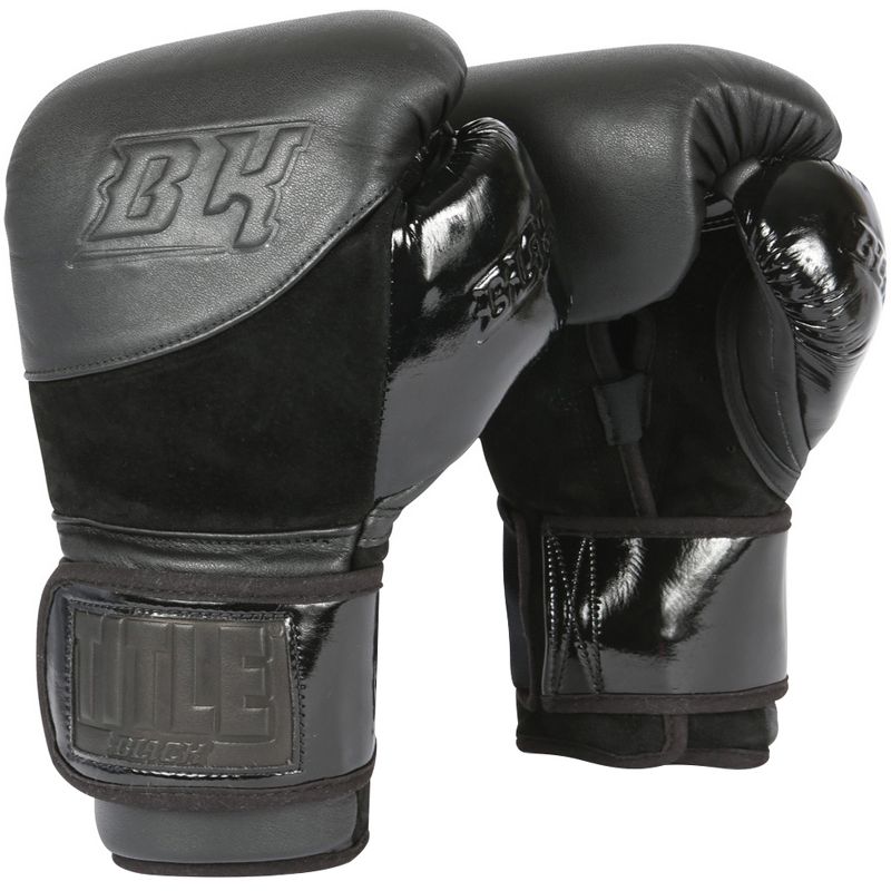 Title Black Blitz Boxing Bag Gloves, 1 of 2