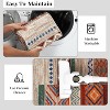 Vintage Patchwork Runner Rug - Machine Washable, Non-Slip, Stain-Resistant, Geometric Design, Foldable, Soft Low-Pile for Hallway - 4 of 4