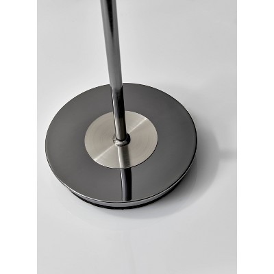 Metropolis 71.5" Black Nickel Torchiere Floor Lamp
