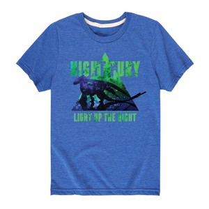 Boys' - How to Train Your Dragon - Night Fury Light Up The Night Short Sleeve Graphic T-Shirt - 1 of 3