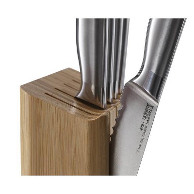Joseph Joseph Joseph Joseph Elevate™ Steel 5-Piece Knife Set with Bamboo Block
