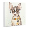 Stupell Industries Hipster Chihuahua Puppy Watercolor, 12" x 12" - 3 of 4