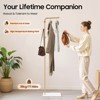 YIYIBYUS Coat Stand Sturdy Metal Clothes Rail - 69in Modern Clothes Rack with Hooks for Clothes, Bags and Shoes - 2 of 4