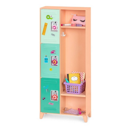 Our Generation Classroom Cool School Locker Accessory Set For 18