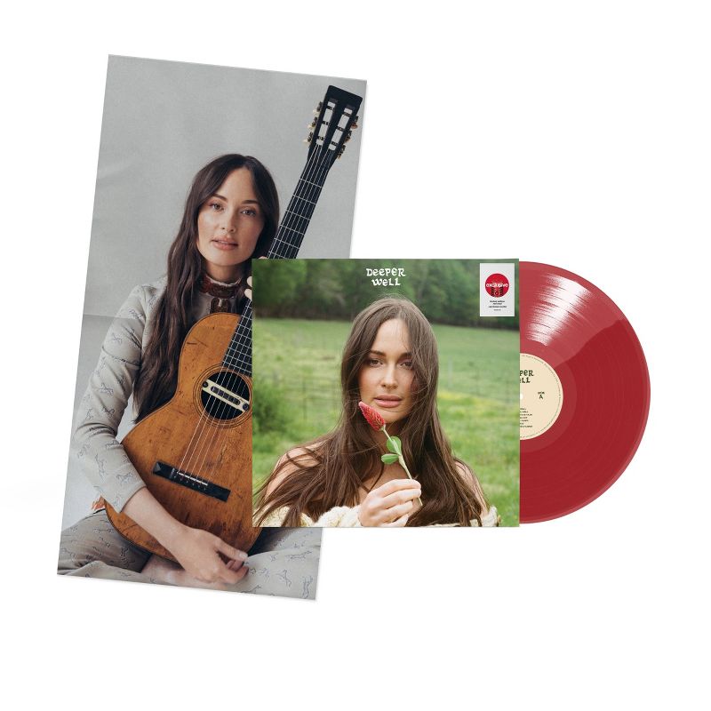 Kacey Musgraves - &#8220;Deeper Well&#8221; (Target Exclusive, Vinyl) (Crimson Clover Edition) (Half Opaque/Half Transparent Red), 2 of 6