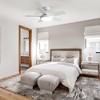 Wanze of Ocean 42 in. Modern Indoor White 6-Speed White Blades 3-Size Downrod Mount Ceiling Fan with 3-Color Dimmable LED Light - 2 of 4