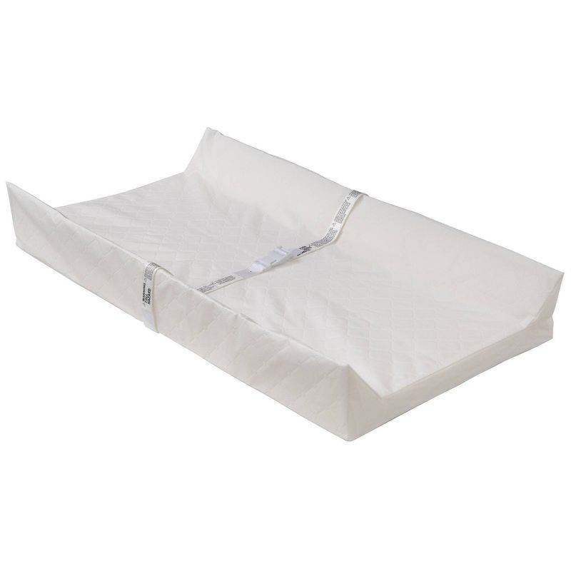 Serta Foam Contoured Changing Pad with Waterproof Cover - White, 1 of 7