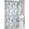 Key Largo Shower Curtain Teal/Green - Moda at Home: Polyester Fabric, Botanical Pattern, Grommet Top - image 2 of 4