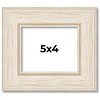 PosterPalooza | Photo Size Weathered White Picture Frame - UV Acrylic, Foam Board Backing, Hanging Hardware - 2 of 4