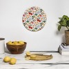 adrianne La Festa Pattern Cutting Board - Round - 3 of 3