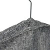 Household Essentials Hanging Zippered Garment Storage Bag with Clear Vision Front Set of 2 Graphite Gray: Polyester, 56" Height - 4 of 4