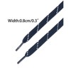 Elerevyo Polka Dots Shoe Laces Flat Shoelaces Double Color Twill Shoe Strings for Casual Sneakers 2 Pairs - 3 of 4