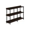 3-Tier Laminate Console Table with Metal Frame for Entryway, Living Room, or Bedroom - 2 of 4