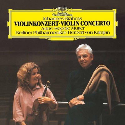 Anne-Sophie Mutter/Berliner Philharmoniker/Herbert von Karajan - Brahms: Violin Concerto In D, Op.77 (LP) (Vinyl)