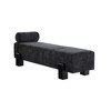 Meridian Furniture,Edison Chenille Fabric Bench - 3 of 4