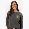 Simply Sage Market Embroidered Summer Sun Lightweight Garment Dyed Sweatshirt - 3 of 4