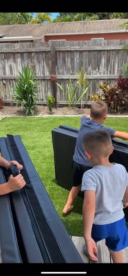 Purple 120" x 48" Vinyl Folding Gymnastics Exercise Mat