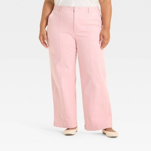 Women's High-Rise Wide Leg Pants - Universal Thread™ - 1 of 3