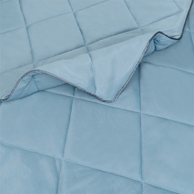 Medium Dusty Blue Waterproof Cooling Pet Blanket
