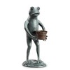 SPI Home Helpful Garden Frog Planter Holder – Whimsical Metal Sculpture for Outdoor Plant Display - 2 of 3