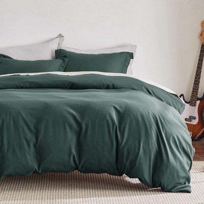 3 pieces Duvet Cover Soft Double Brushed Bedding Set for Kids & Adults Zipper Closure